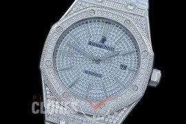 AP15400-011 Royal Oak 15400 Ultra Bling SS/SS Diam Crested AP 3120
