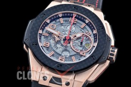 0 0 HB45-006 Big Bang Unico Ferrari Limited Edition RG/CF/LE Black A-7750 