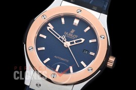 0 0 HBFS-45-0144 Classic Fusion Twotone SS/RG/LE Blue M-9015
