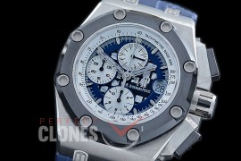 AAP01002 ARF Royal Oak Offshore 26078 Ruben Barrichello II Limited Edition TI/LE Blue A-3126