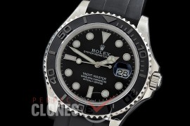 RYM-42-011S BP 2019 Yachtmaster 42 226659 Men Oysterflex CER/SS/RU Black SA 3235