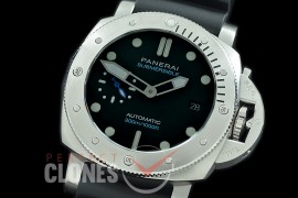 PN973U01 Pam 973U Series Luminor Submersible 42mm SS/RU Black A-2813