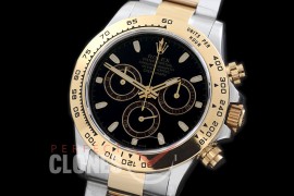 RLDT00105A Daytona 116523 YG/SS Black Stick A-7750 Sec@6 28800 Mod to 4130