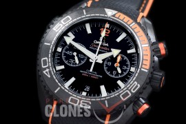 0 0 OMCPO45-921R 2018 Deep Black Planet Ocean Chrono CER/RU Black A-7750