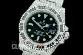 0 0 0 RLS-SP-031S ZF Bling Special Edition Submariner 116610LN SS/SS Black SA 3135