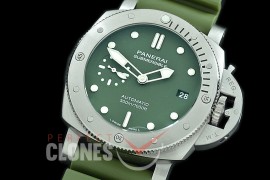 0 0 0 0 0 PN1055V01 XF/VSF Pam 1055 V Series 42mm Luminor Submersible SS/RU Military Green VS P900