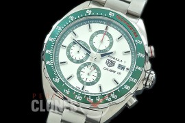 0 0 0 0 TGF1-00301 Formula 1 Chronograph SS/SS White OS 10 Qtz