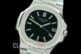 PP00502S BP Nautilis 5711 SS/SS Black Miyota 9015 Modified Calibre 324SC