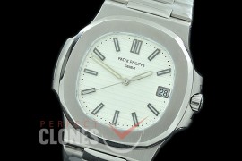 PP00501S BP Nautilis 5711 SS/SS White Miyota 9015 Modified Calibre 324SC
