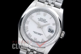 R36DJS-861 ARF/JF 116200 SS/SS Smooth/Jubilee White Roman SH 3135 904L Steel 