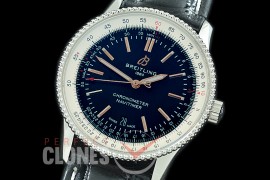 BLNV-41-102L TBF Navitimer 41mm Automatic SS/LE Black A-2824 