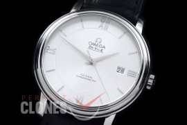 0 0 OMDE00031 Deville Classic Automatic SS/LE White Roman Miyota 9015