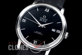 0 0 OMDE00032 Deville Classic Automatic SS/LE Black Roman Miyota 9015