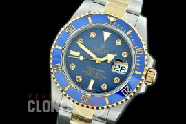 0 0 0 RLST00204 BP Submariner 116613LB SS/YG Blue VR 3135 - Special Offer