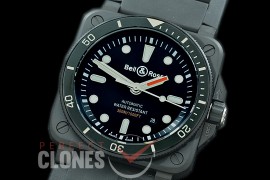 0 0 0 BR03-92-061 BR03-92 Diver PVD/LE Black Miyota 9015 