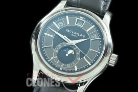 PP-5205-152 GRF 5205 V2 Annual Calendar / Moon Phase Complications SS/LE Grey Asian Clone Calibre 324 S QALU24H/206 Movement 