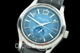 PP-5205-153 GRF 5205 V2 Annual Calendar / Moon Phase Complications SS/LE Blue Asian Clone Calibre 324 S QALU24H/206 Movement 