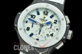 0 0 0 HB00987C Big Bang Evolution Chronograph Amfar Limited Edition PVD/CER/RU White A-7750 - Special Offer 