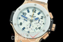 0 0 0 HB00967C Big Bang Evolution Chronograph Amfar Limited Edition SS/CER/RU White A-7750 - Special Offer 