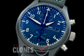 0 0 0 0 IWP00073 YLF Pilot Chronograph 389005 Mercedes AMG Petronas Motorport Special Edition CER/NY Black CF A-7750