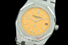 0 0 0 AP15202-604 XF/VSF Royal Oak Jumbo Automatic 15202 SS/SS Pink Gold Asian Clone Calibre 2121 