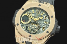 0 0 0 HB45-082 MGF Big Bang Unico Tourbillon 5 Days Reserve YG/RU Skeleton SG Tourbillon 