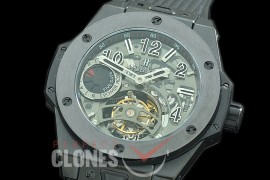 0 0 0 HB45-083 MGF Big Bang Unico Tourbillon 5 Days Reserve PVD/RU Skeleton SG Tourbillon 