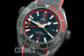 0 OMCPOGMT-087R XF/VSF Planet Ocean GMT Deep Black CER/RU Black/Red VS 8906 Superclone 