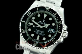 0 0 0 0 RLSS00501 V6F 904L Steel Submariner 116610LN SS/SS Black A-2824