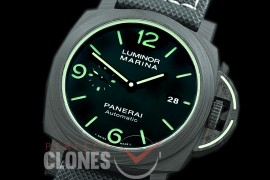 0 0 0 0 PN1118W01 XF/VSF Pam 1118W Luminor 1950 3 Days Carbotech Marina FC/NY Black VS P9010 