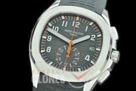 PPAQC-5968-012 Aquanaut Chronograph 5968A SS/RU Black A-7750 