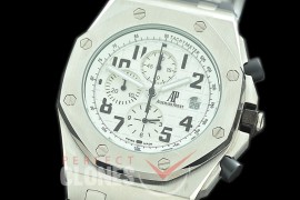 AP26400-901R Royal Oak Offshore Chronograph 26400 SS/RU White Seiko VK6 