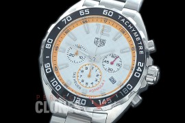 0 TGF1-00001S Formula 1 Red Bull Limited Ed Chronograph SS/SS White CF OS 10 Qtz