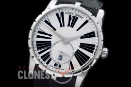 0 0 0 RDCAL-101 Excalibur 42 Automatic SS/LE White Roman Customize RD830 