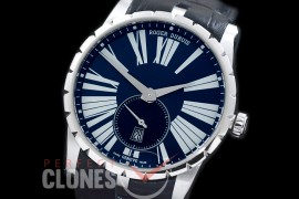 0 0 0 RDCAL-103 Excalibur 42 Automatic SS/LE Blue Roman Customize RD830 