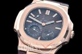PP-5712-113 PF Nautilus 5712 Date/Moon Phase Power Reserve RG/LE Brown Asian Customized Calibre 320