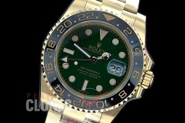 0 0 0 0 0 RLGF00931 GMF V2 904L 50th Anniversary GMT 116718LN YG/YG Green SA 3186 CHS 