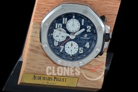 APC-103 TBF Royal Oak Offshore Table Clock - Steel Blue 