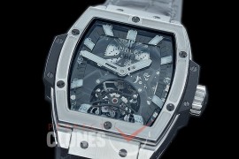 HB-SPT-0001 V9F Spirit of Big Bang Tourbillon SS/LE Black Skeleton SG Tourbillon 