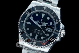 0 0 0 0 0 0 RLSS00851 ZF 904L Steel Submariner 116610LN SS/SS Black SA 3135