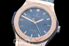 HBFS-45-0024 ANF Classic Fusion 45mm Automatic RG/LE Blue Asian Clone 2892