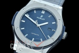 HBFS-45-0004 ANF/OXF Classic Fusion 45mm Automatic SS/LE Blue Asian Clone 2892