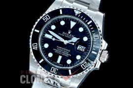 RLSS00951 JF/ARF V4 Submariner 116610LN SS/SS Black A-2824 904L Steel