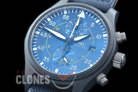 0 0 0 IWP00092 ZF Pilot Chronograph 389008 Blue Angels Special Edition CER/NY Blue A-7750