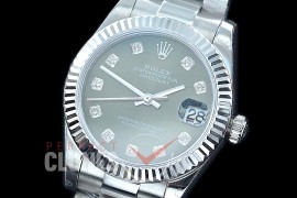 R31DJS-416 Datejust Midsize 278284 SS/SS Fluted/Oyster Green Diam Asian Clone 2824