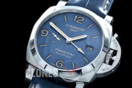 0 0 0 0 0 PN1033V01 XF/VSF Pam 1033V Luminor 1950 3 Days Marina GMT SS/LE Blue VS 9011