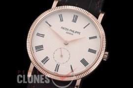 PP-5119-108 Calastrava 5119 RG/LE Rose Gold Asian Customs H/W Mod Calibre 215 