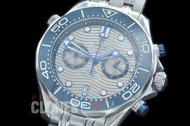 OMSEC-1013 Seamaster 300m Professional Chronograph SS/SS Grey OS20 Quartz