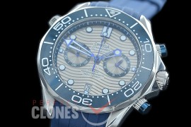 OMSEC-1013R Seamaster 300m Professional Chronograph SS/RU Grey OS20 Quartz