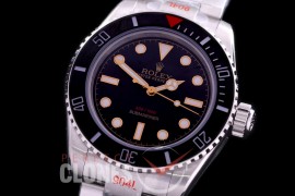 0 0 0 RLSS-TM-011S GMF 904L Steel Tempus Machina 216A Submariner No Date114060 SS/SS Black SA 3130